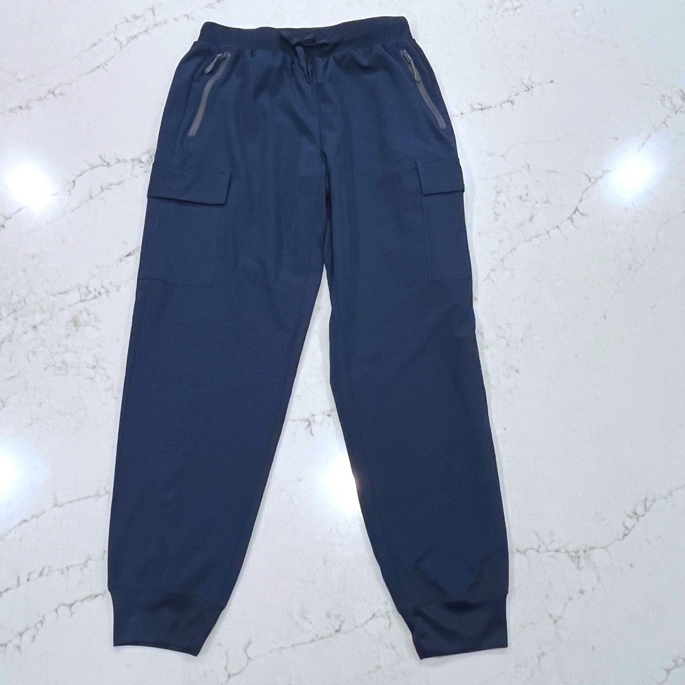 Libin Cargo Jogger Pants Womens M Navy Blue Utility Hiking Athleisure Outdoor